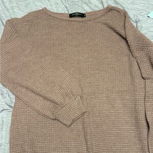 Cozy Knit Sweater in Taupe